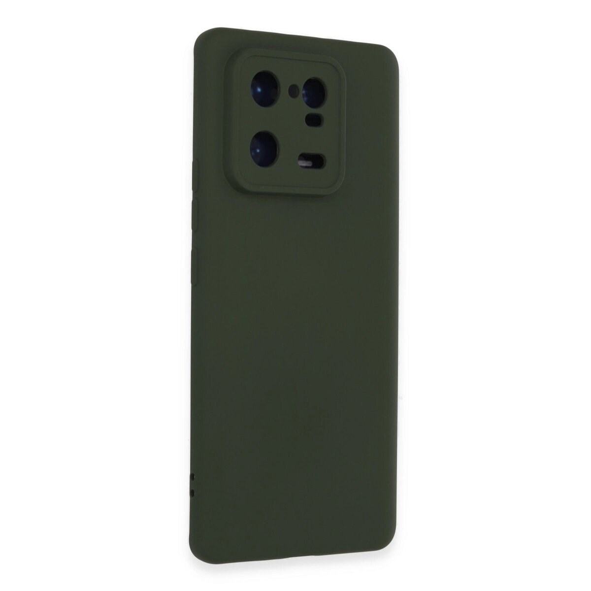 Xiaomi Mi 13 Pro Kılıf Nano İçi Kadife Silikon - Koyu Yeşil