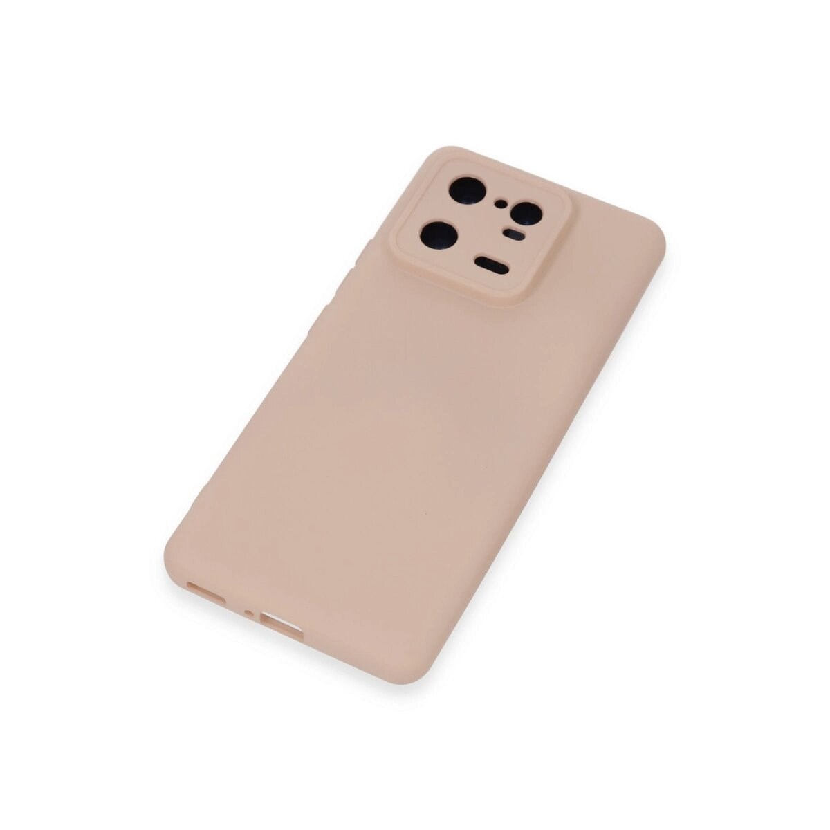 Xiaomi Mi 13 Pro Kılıf Nano İçi Kadife Silikon - Pudra