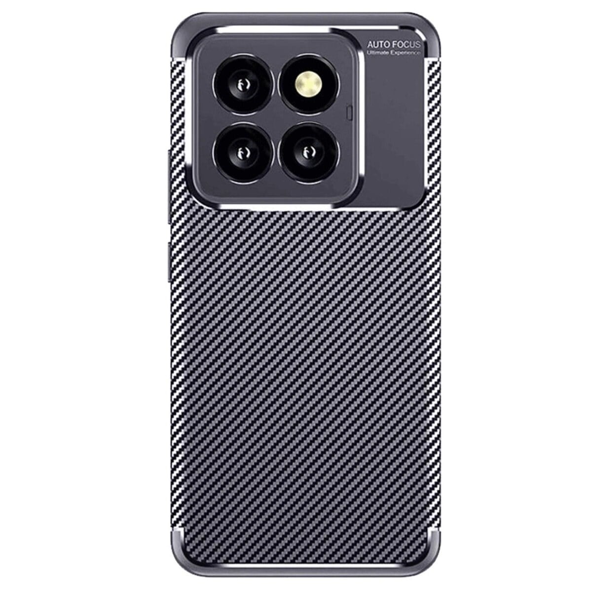 Xiaomi Mi 14t Pro Kılıf Auto Focus Karbon Kapak - Lacivert
