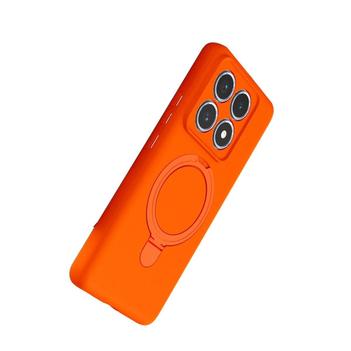 Xiaomi Mi 14t Pro Regal Magsafe Standlı Kapak - Turuncu