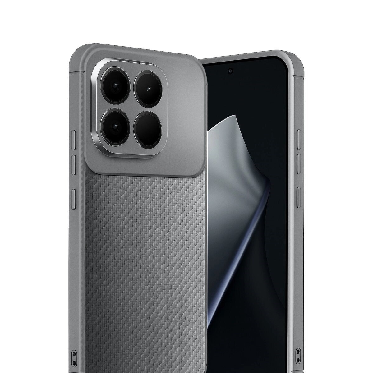 Xiaomi Mi 15t Auto Focus Karbon Kapak - Gri