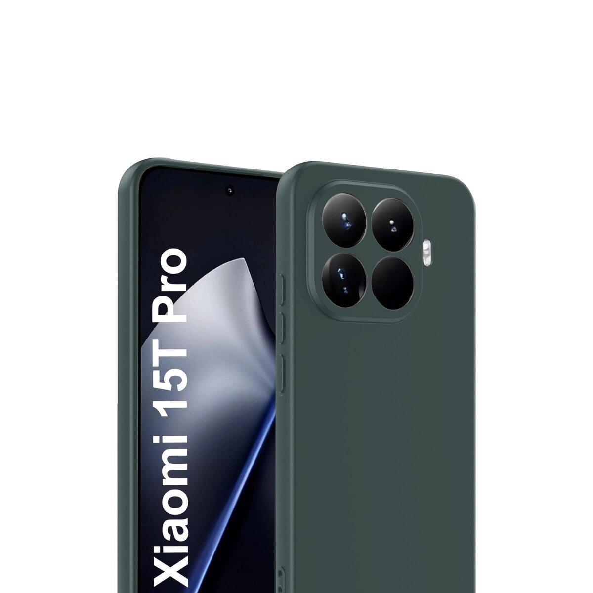 Xiaomi Mi 15t Pro First Silikon - Koyu Yeşil