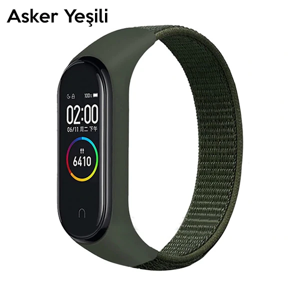 Xiaomi Mi Band 5-4-3  Nylon Kayış Kordon-(1903)