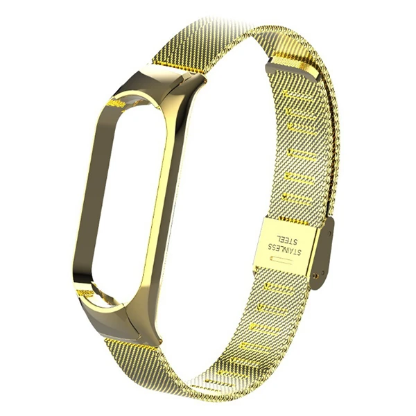 Xiaomi Mi Band 5 Metal Kayış Kordon Kopçalı Milano Loop-(1903)