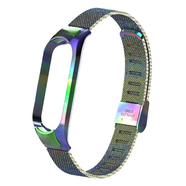 Xiaomi Mi Band 5 Metal Kayış Kordon Kopçalı Milano Loop-(1903)