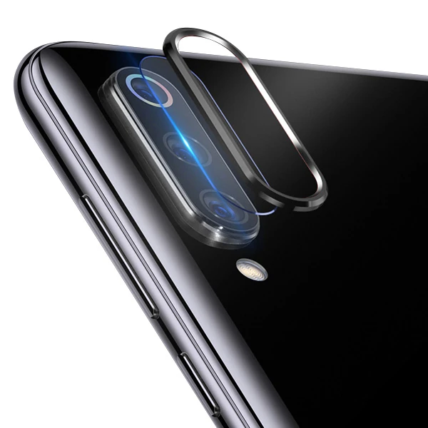 Xiaomi Mi CC9/CC9E/ Mi A3 Kamera Koruma Metal Lens+ Kırılmaz Cam Set-(1903)