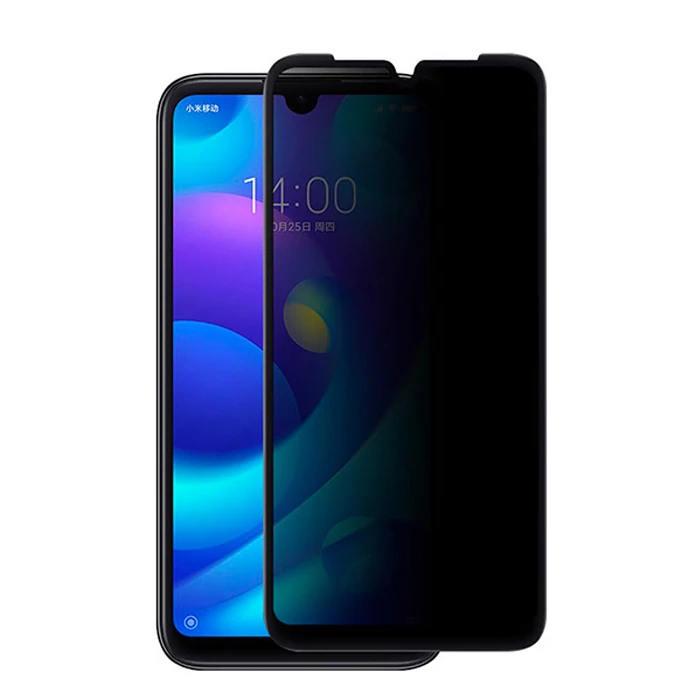 Xiaomi Mi Play 3D Privacy Gizlilik 3d Full Kırılmaz Cam Koruyucu Anti-Spy-(1903)