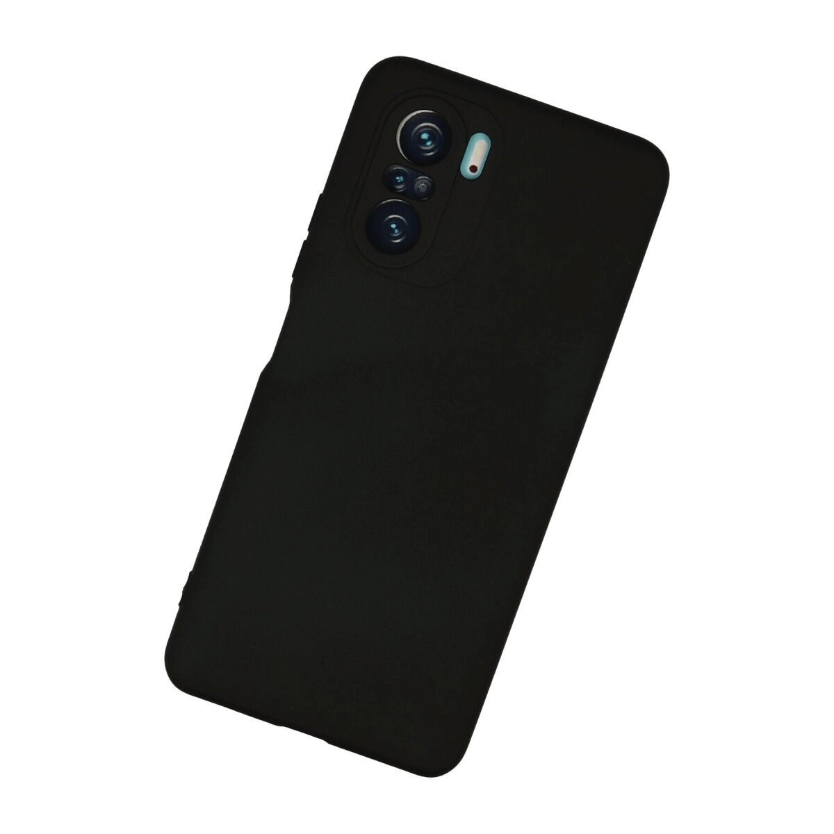 Xiaomi Poco F3 Kılıf Nano İçi Kadife Silikon - Siyah