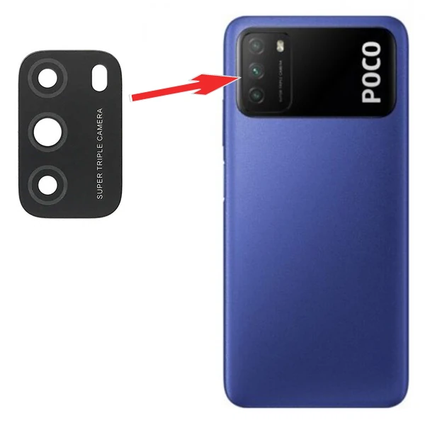 Xiaomi Poco M3 Kamera Lens Camı-(1903)