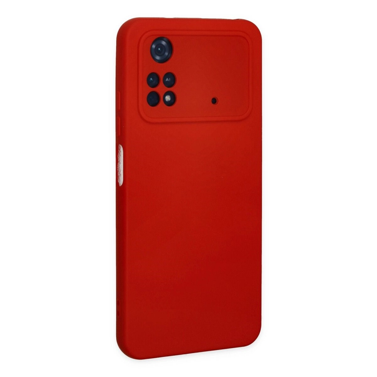 Xiaomi Poco M4 Pro 4g Kılıf Nano İçi Kadife Silikon - Kırmızı