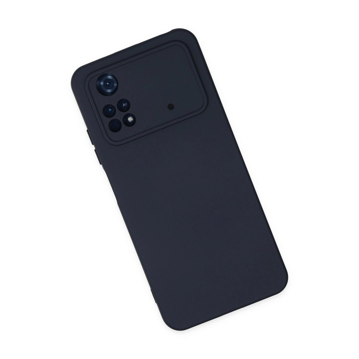 Xiaomi Poco M4 Pro 4g Kılıf Nano İçi Kadife Silikon - Lacivert