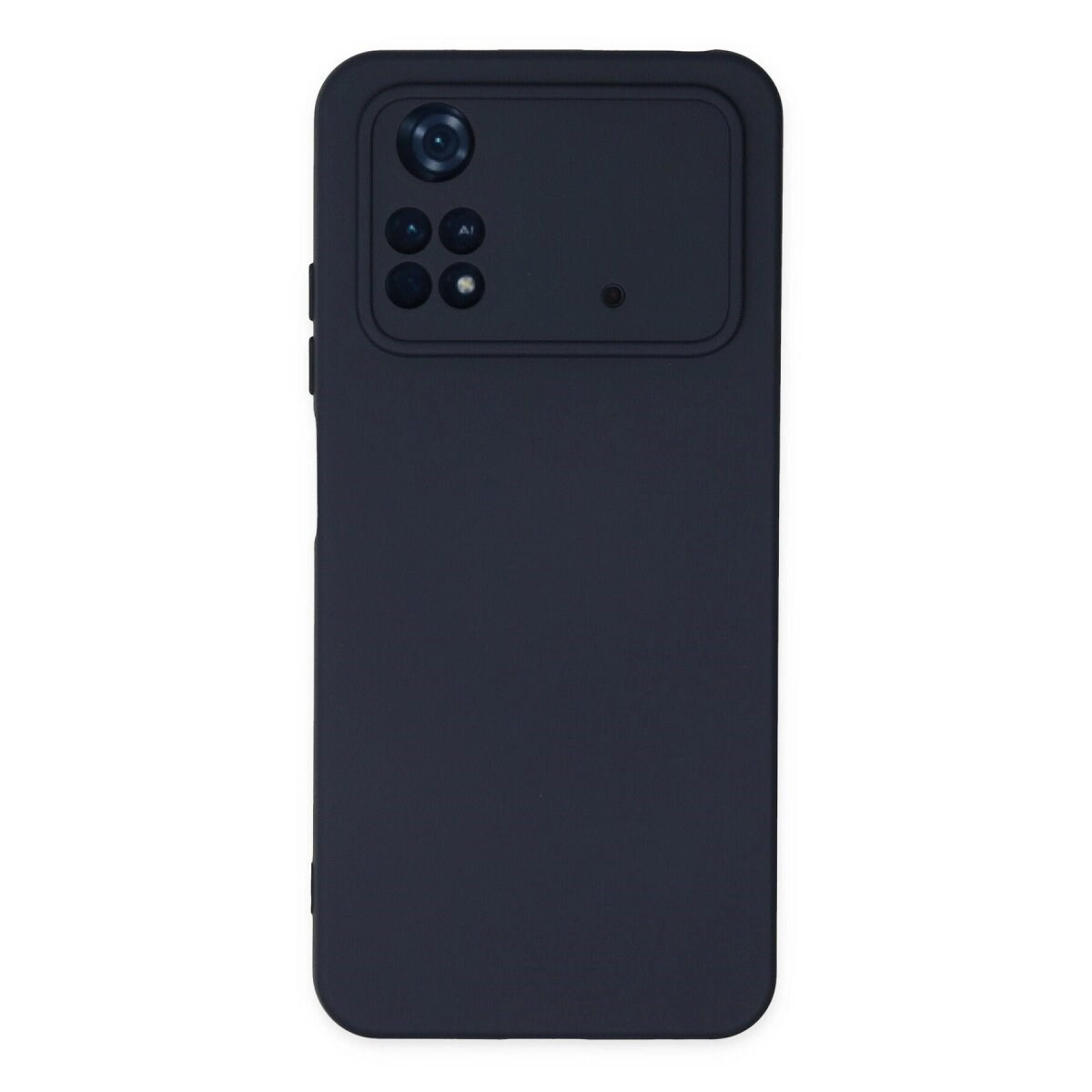 Xiaomi Poco M4 Pro 4g Kılıf Nano İçi Kadife Silikon - Lacivert