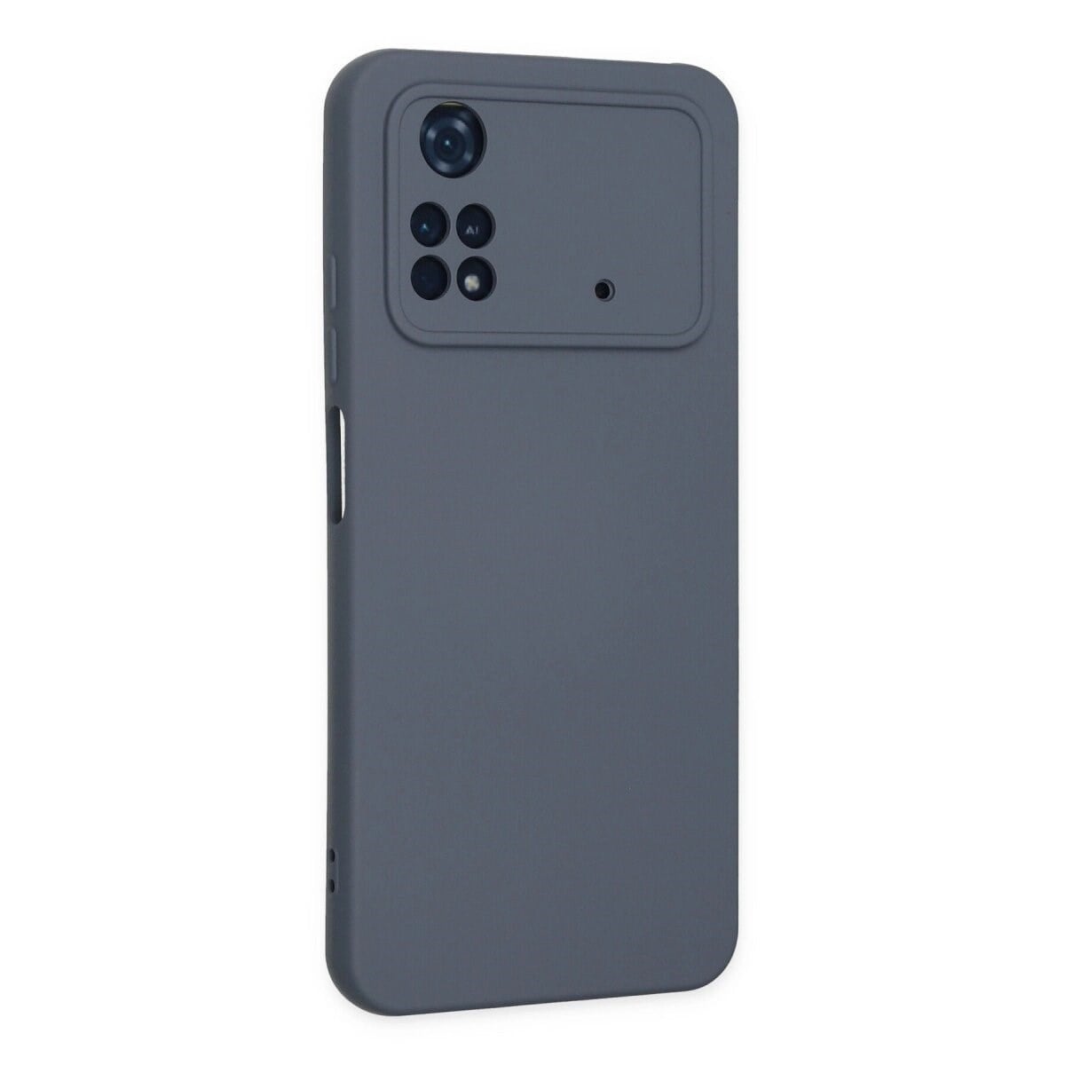 Xiaomi Poco M4 Pro 4g Kılıf Nano İçi Kadife Silikon - Gri