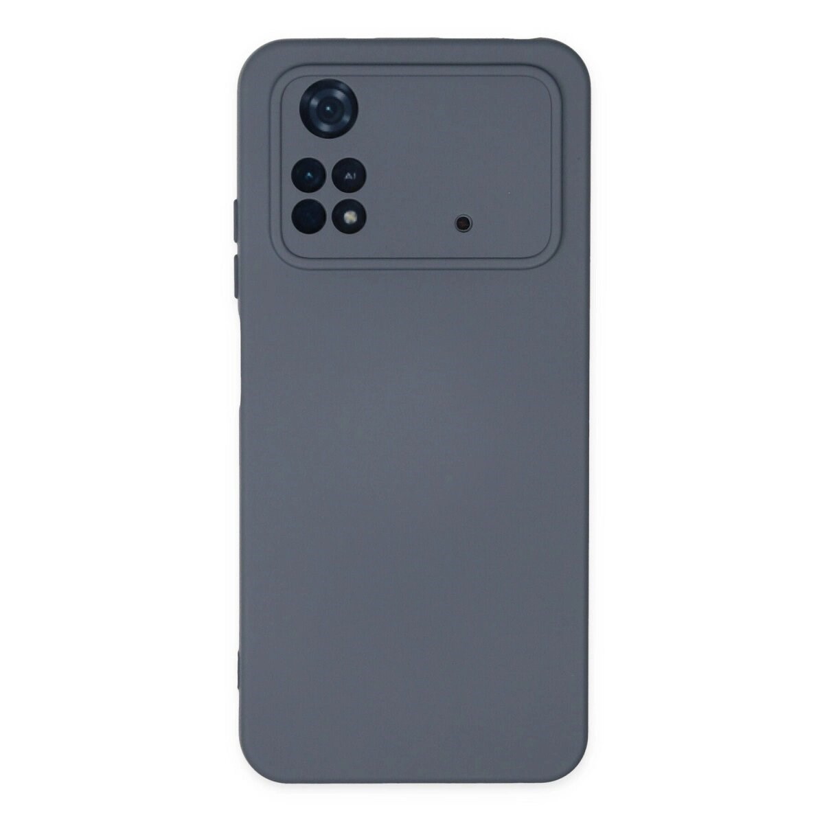 Xiaomi Poco M4 Pro 4g Kılıf Nano İçi Kadife Silikon - Gri