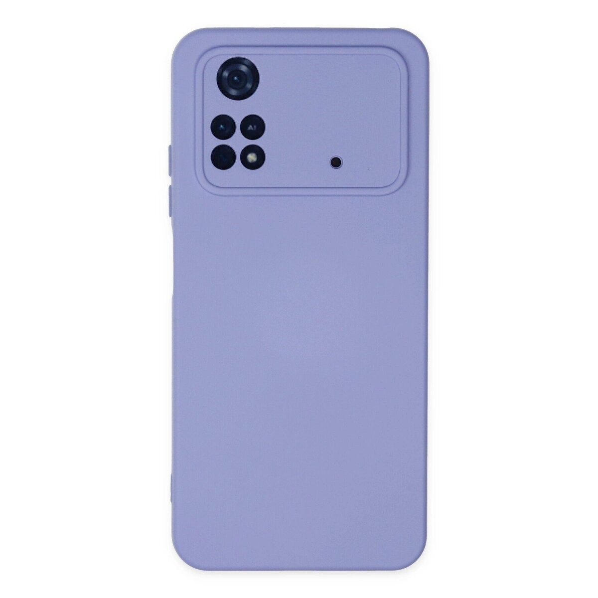 Xiaomi Poco M4 Pro 4g Kılıf Nano İçi Kadife Silikon - Lila