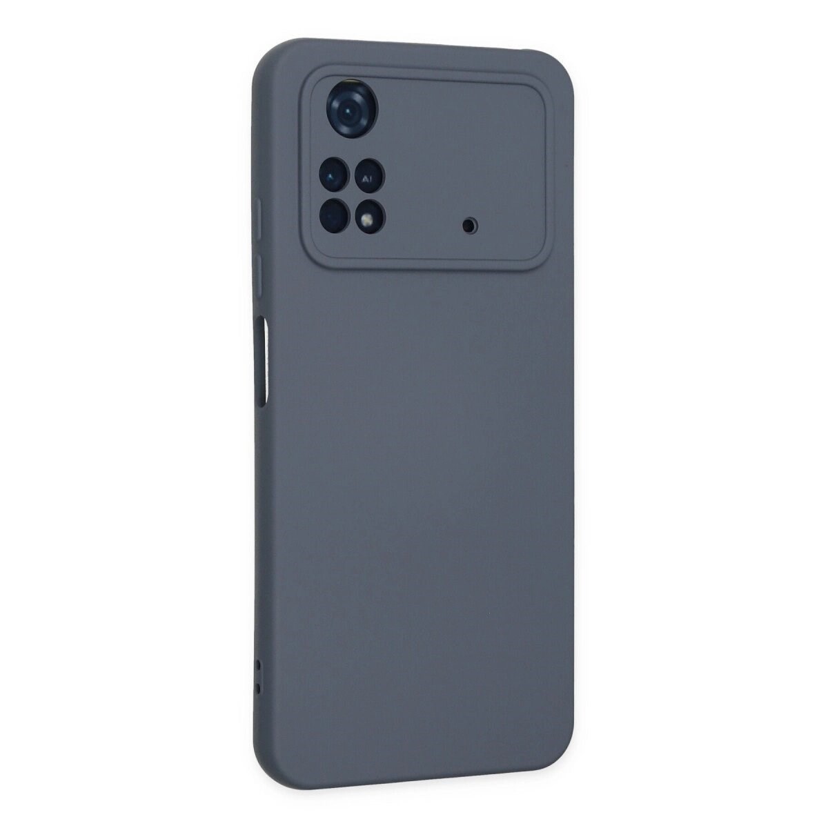 Xiaomi Poco M4 Pro 4g Kılıf Nano İçi Kadife Silikon - Gri