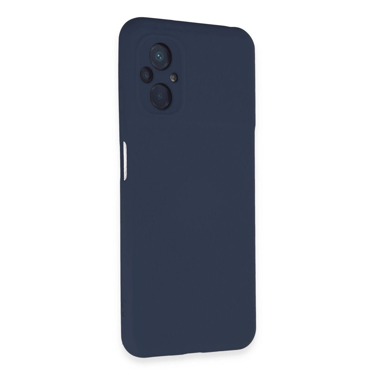 Xiaomi Poco M5 Kılıf Nano İçi Kadife Silikon - Lacivert