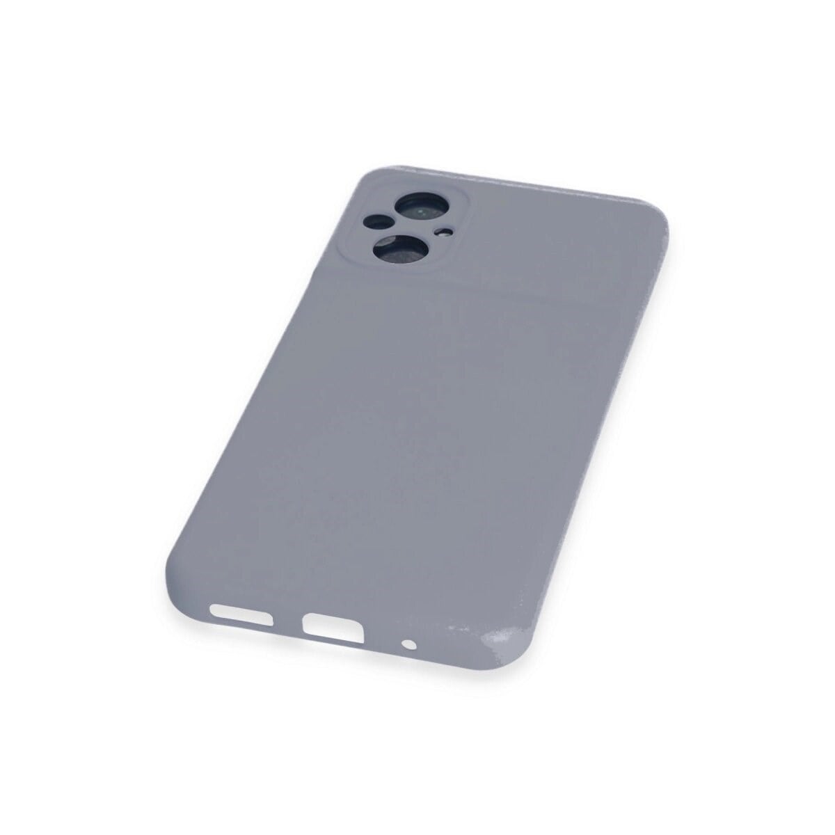 Xiaomi Poco M5 Kılıf Nano İçi Kadife Silikon - Gri