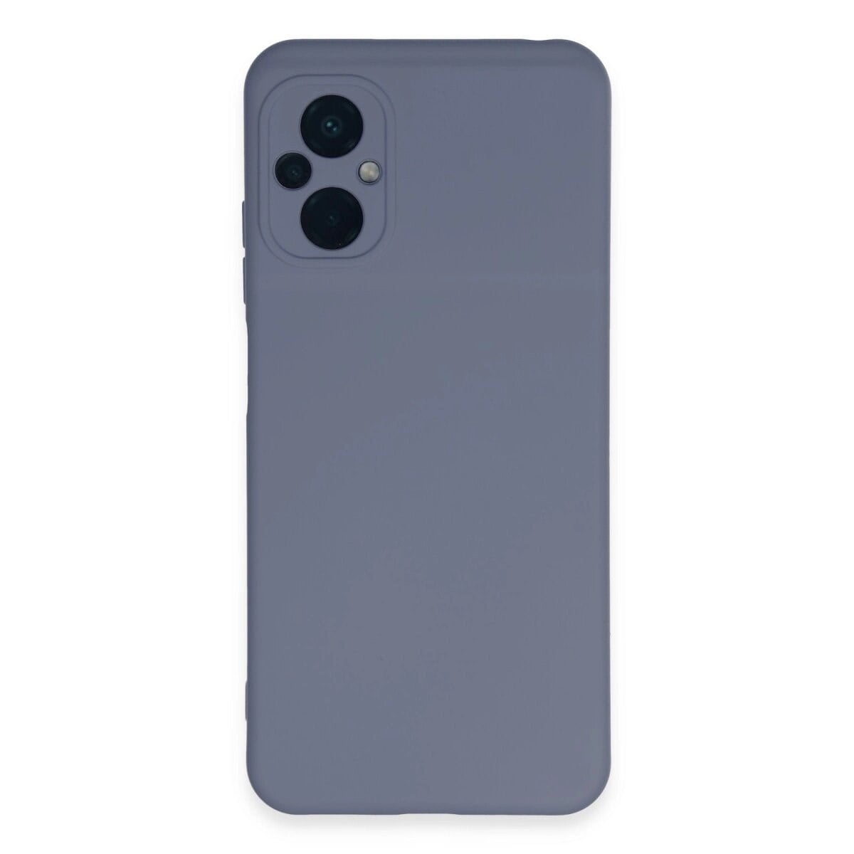 Xiaomi Poco M5 Kılıf Nano İçi Kadife Silikon - Gri