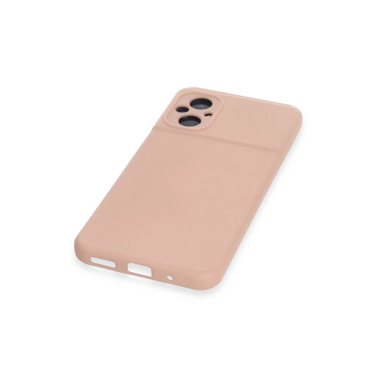 Xiaomi Poco M5 Kılıf Nano İçi Kadife Silikon - Pudra