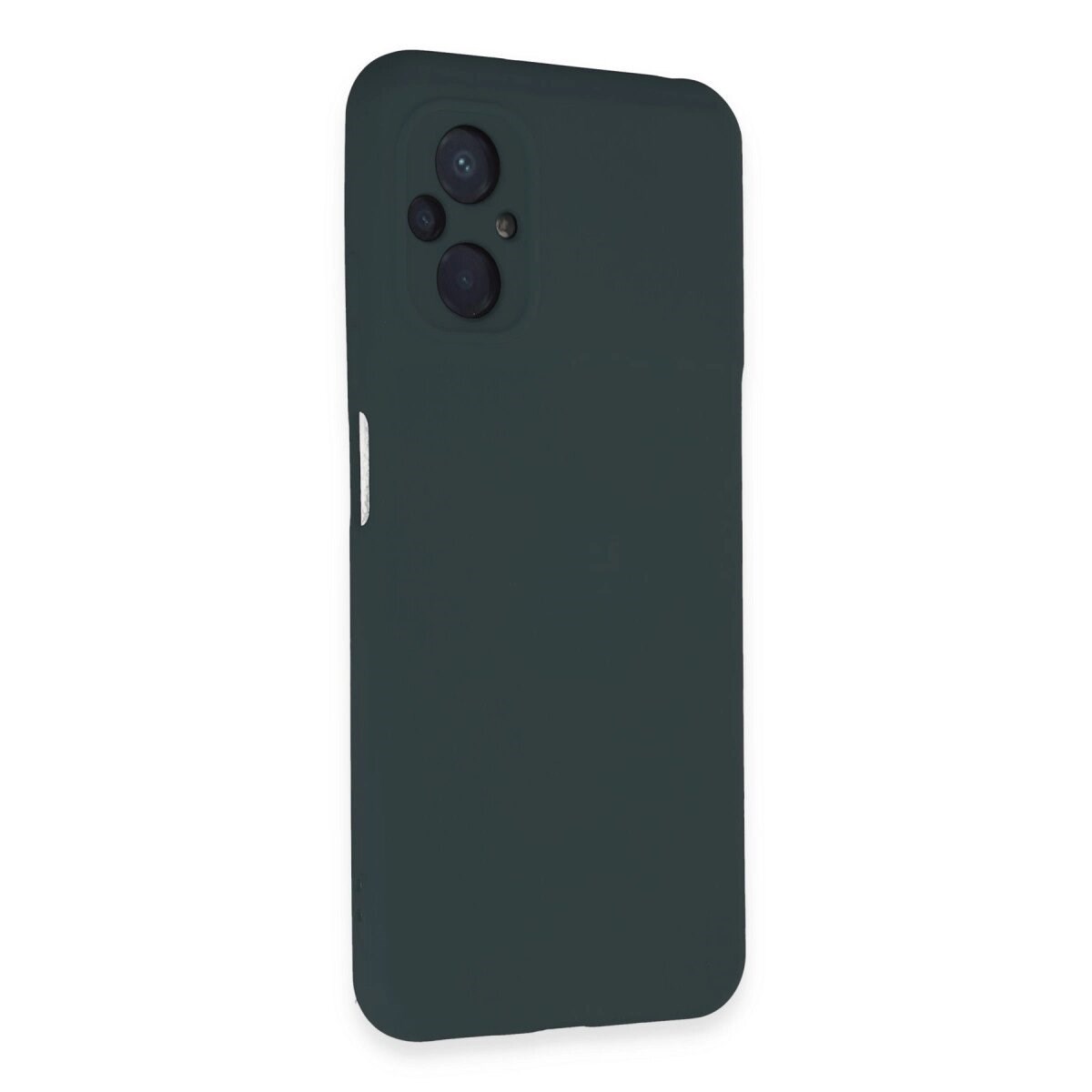 Xiaomi Poco M5 Kılıf Nano İçi Kadife Silikon - Koyu Yeşil