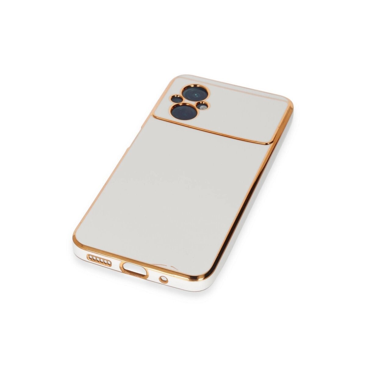 Xiaomi Poco M5 Kılıf Volet Silikon - Beyaz