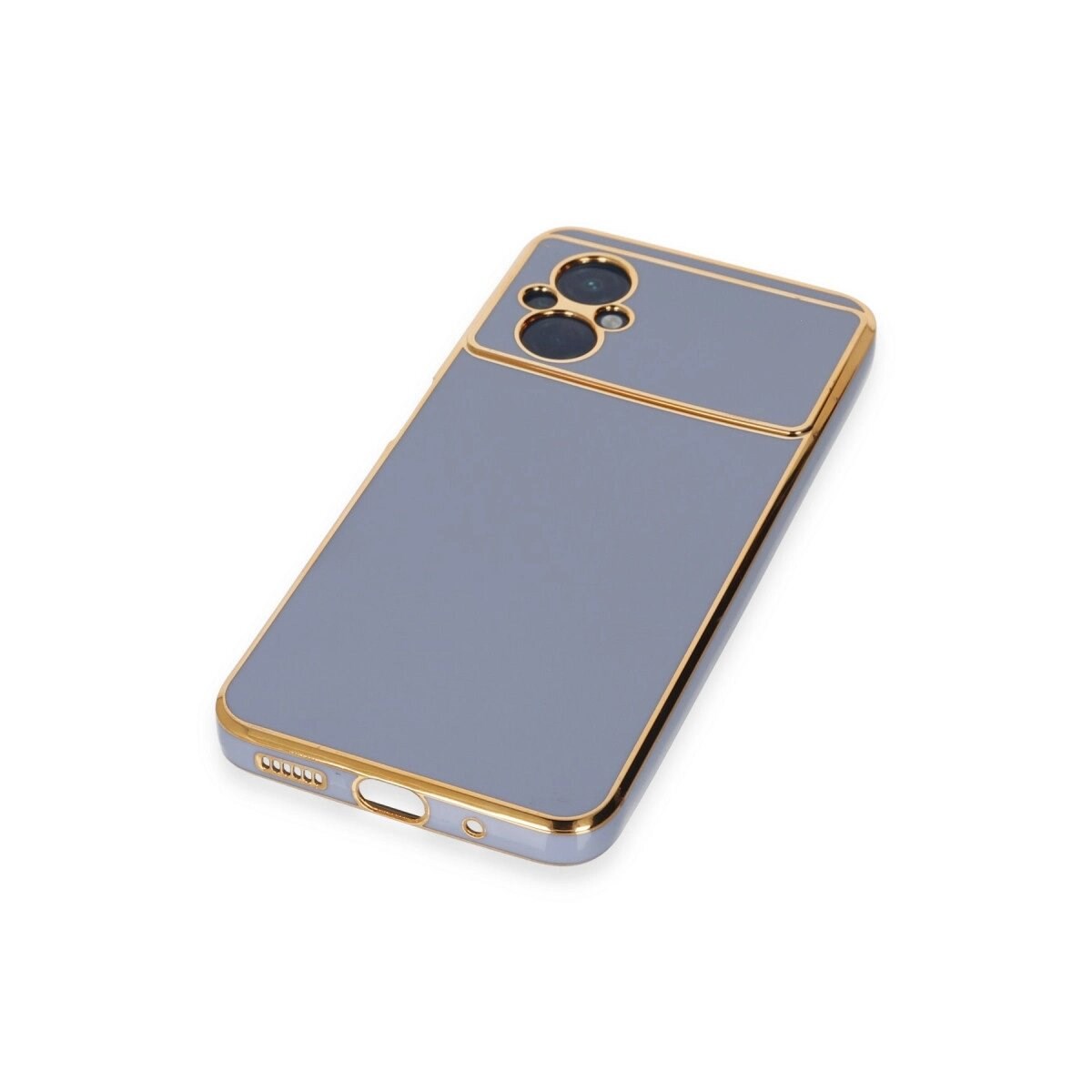 Xiaomi Poco M5 Kılıf Volet Silikon - Mavi