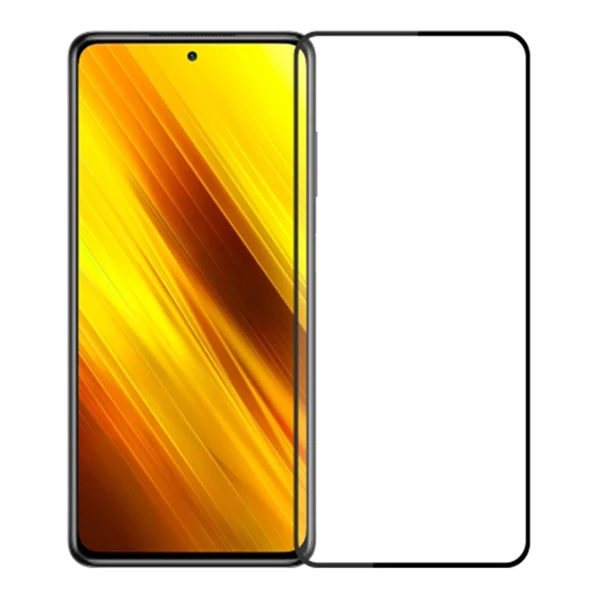 Xiaomi POCO X3 Full Glue Tempered Full Cam Ekran Koruyucu-(1903)