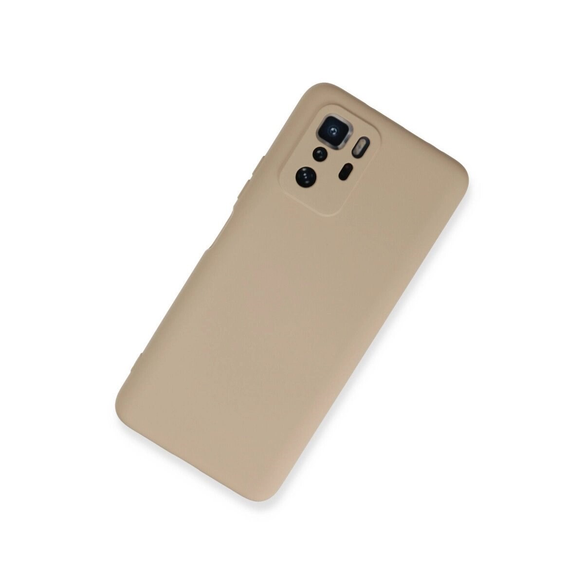 Xiaomi Poco X3 Gt Kılıf Nano İçi Kadife Silikon - Pudra