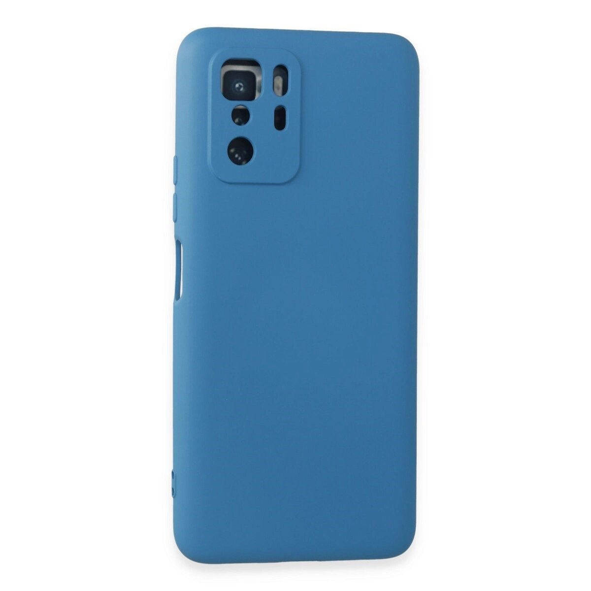 Xiaomi Poco X3 Gt Kılıf Nano İçi Kadife Silikon - Mavi