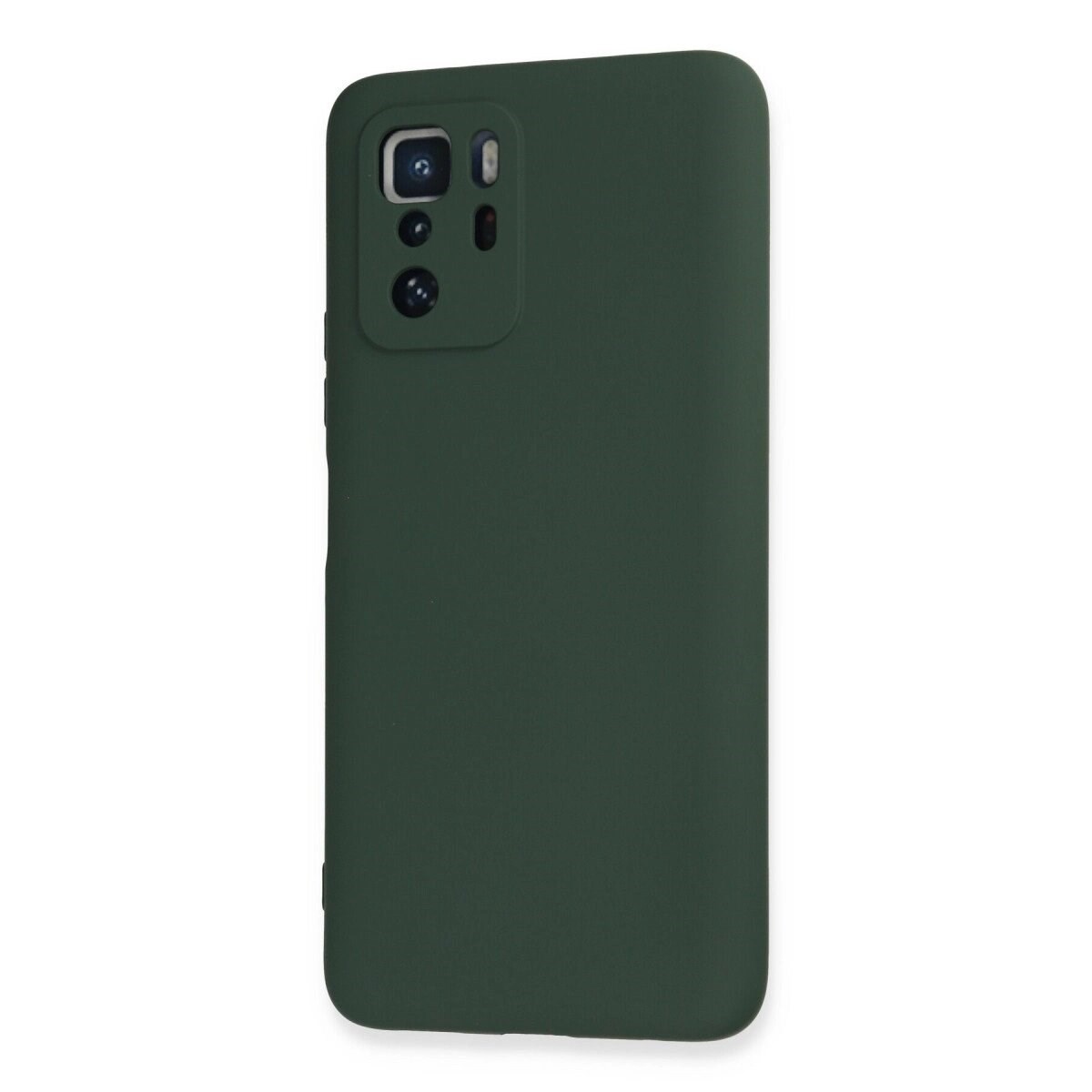 Xiaomi Poco X3 Gt Kılıf Nano İçi Kadife Silikon - Koyu Yeşil