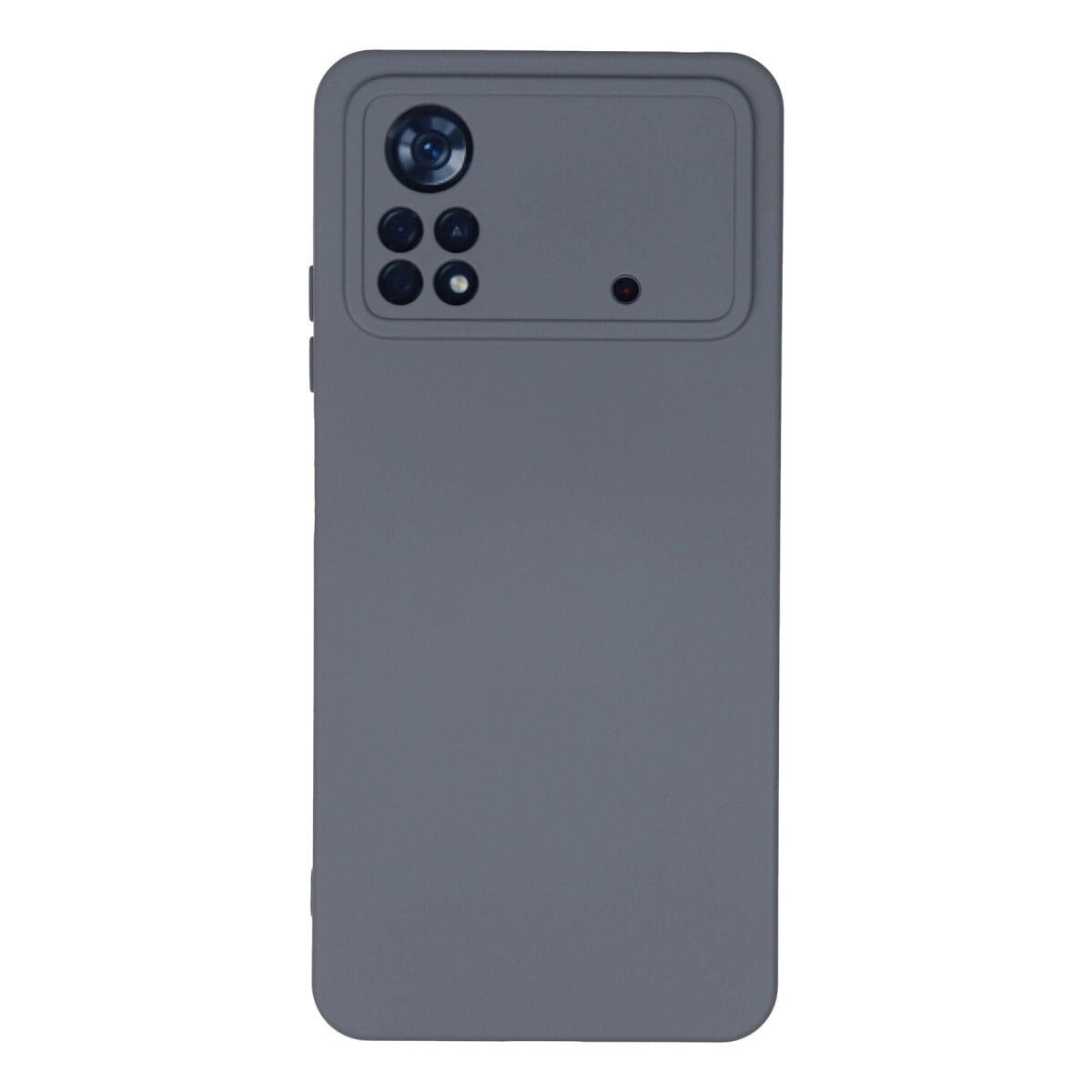 Xiaomi Poco X4 Pro 5g Kılıf Nano İçi Kadife Silikon - Gri