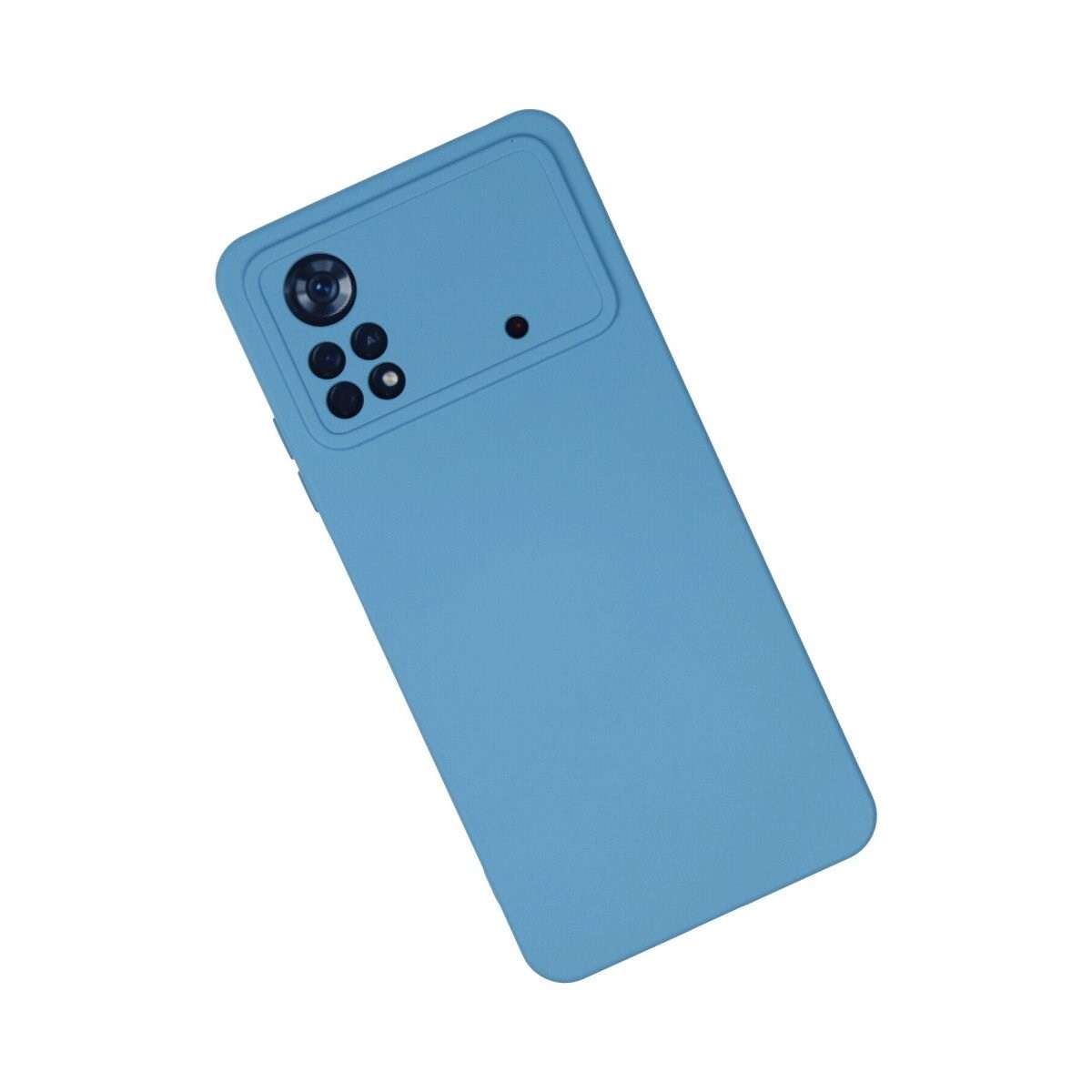 Xiaomi Poco X4 Pro 5g Kılıf Nano İçi Kadife Silikon - Mavi