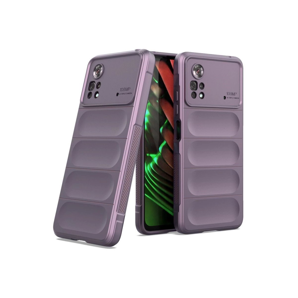 Xiaomi Poco X4 Pro 5g Kılıf Optimum Silikon - Mor