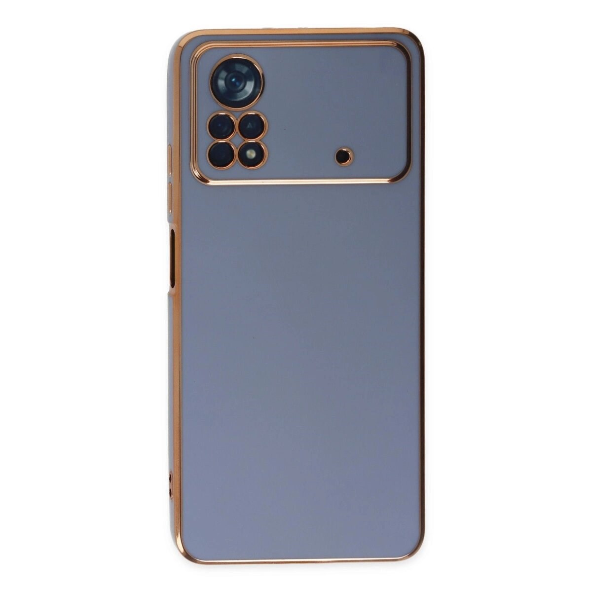 Xiaomi Poco X4 Pro 5g Kılıf Volet Silikon - Mavi