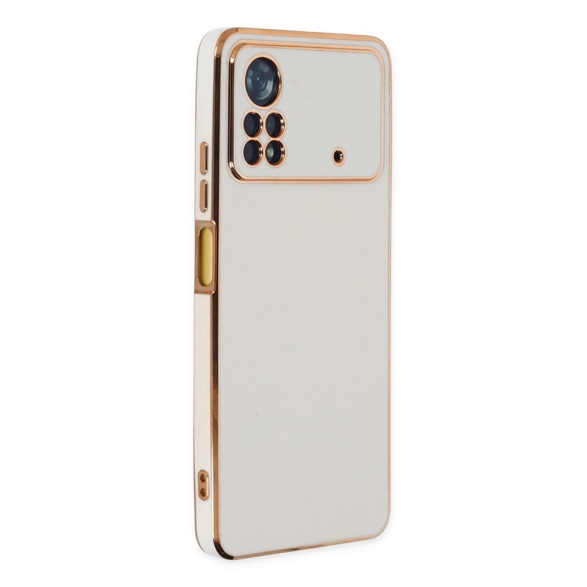 Xiaomi Poco X4 Pro 5g Kılıf Volet Silikon - Beyaz