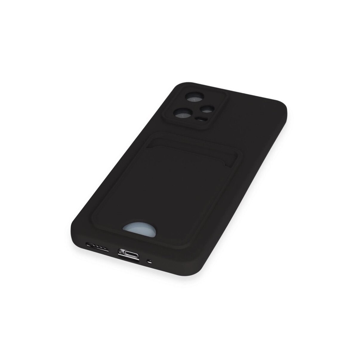 Xiaomi Poco X5 5g Kılıf Kelvin Kartvizitli Silikon - Siyah