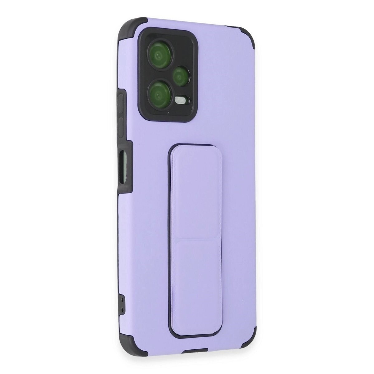 Xiaomi Poco X5 5g Kılıf Mega Standlı Silikon - Lila