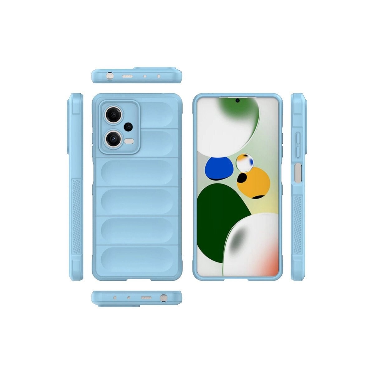 Xiaomi Poco X5 5g Kılıf Optimum Silikon - Sky Blue