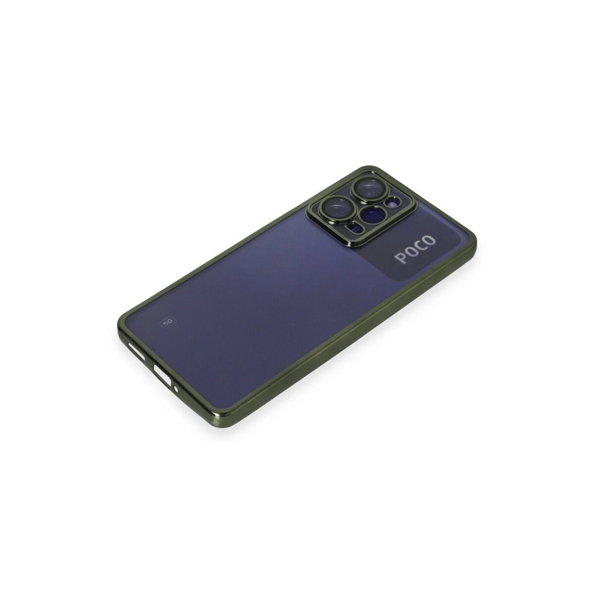 Xiaomi Poco X5 Pro 5g Kılıf Razer Lensli Silikon - Yeşil