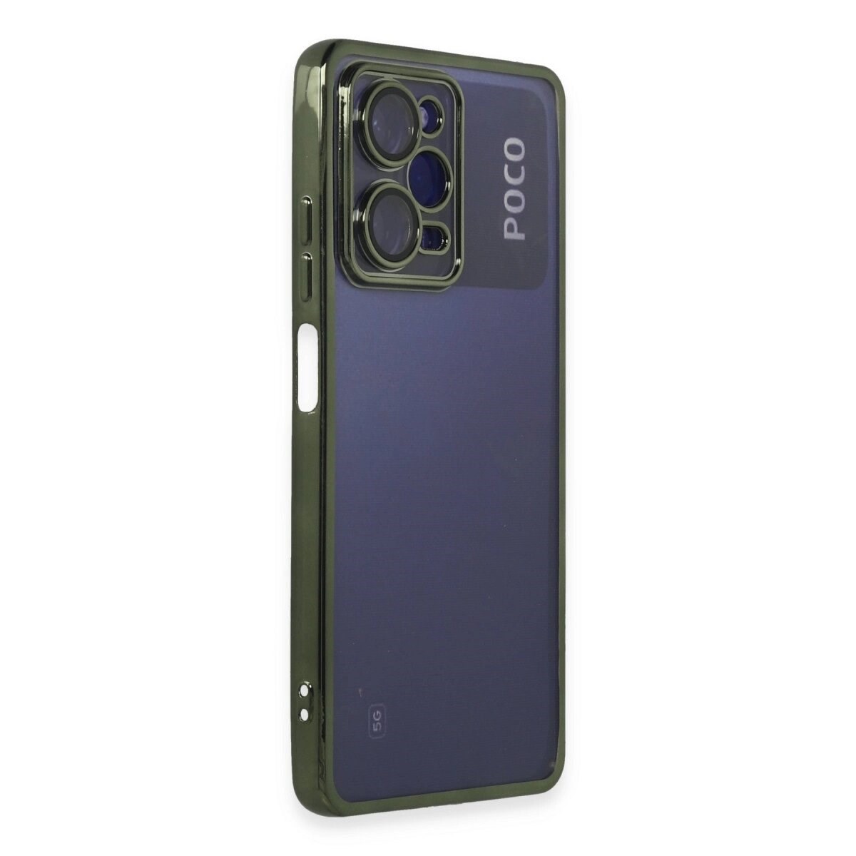 Xiaomi Poco X5 Pro 5g Kılıf Razer Lensli Silikon - Yeşil
