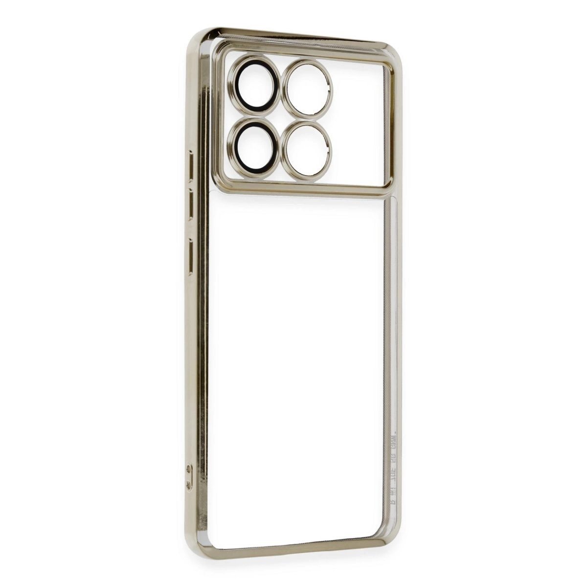 Xiaomi Poco X6 Pro Kılıf Razer Lensli Silikon - Gold