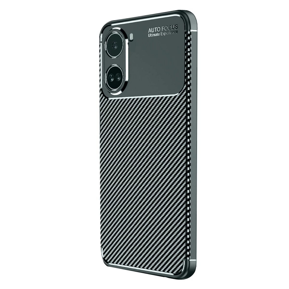 Xiaomi Poco X7 Pro Kılıf Auto Focus Karbon Kapak - Koyu Yeşil