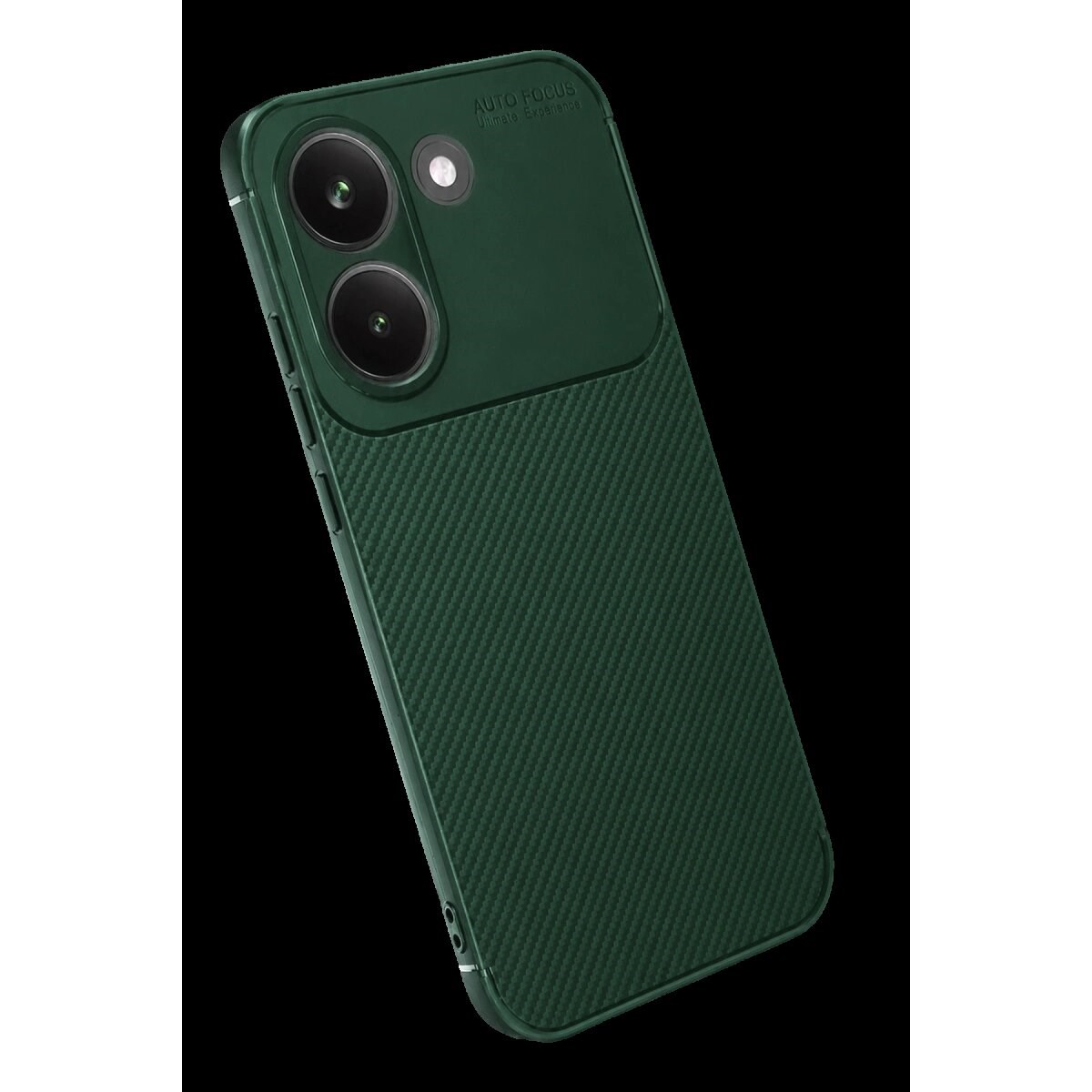Xiaomi Poco X8 Pro Auto Focus Karbon Kapak - Koyu Yeşil