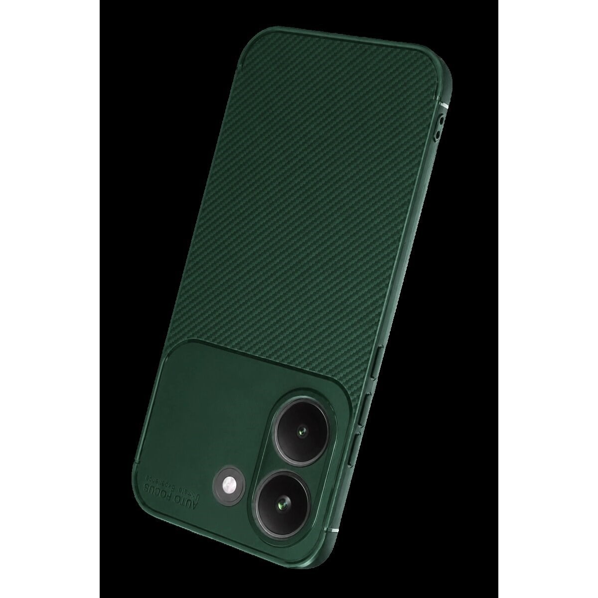 Xiaomi Poco X8 Pro Auto Focus Karbon Kapak - Koyu Yeşil