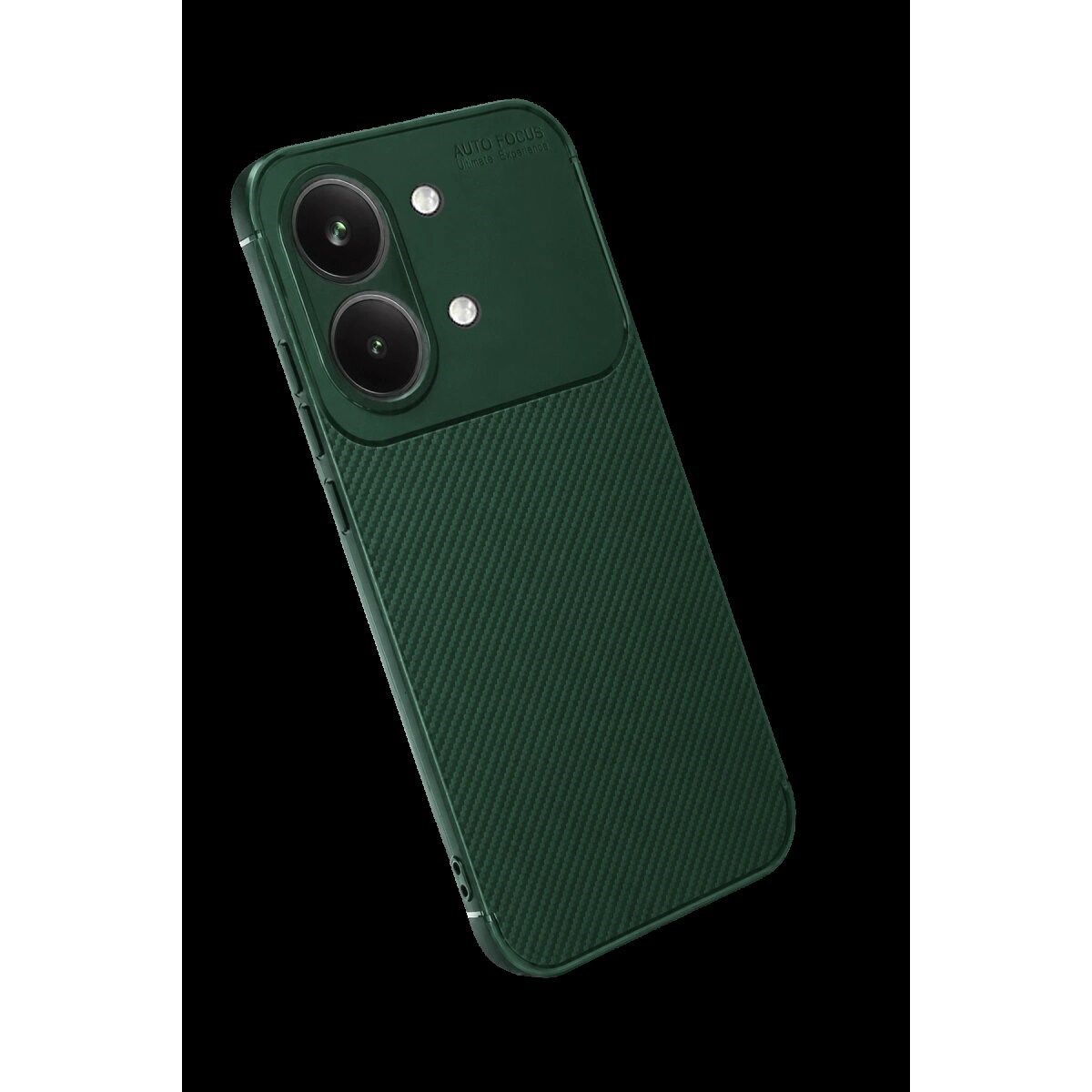 Xiaomi Poco X8 Pro Max Auto Focus Karbon Kapak - Koyu Yeşil