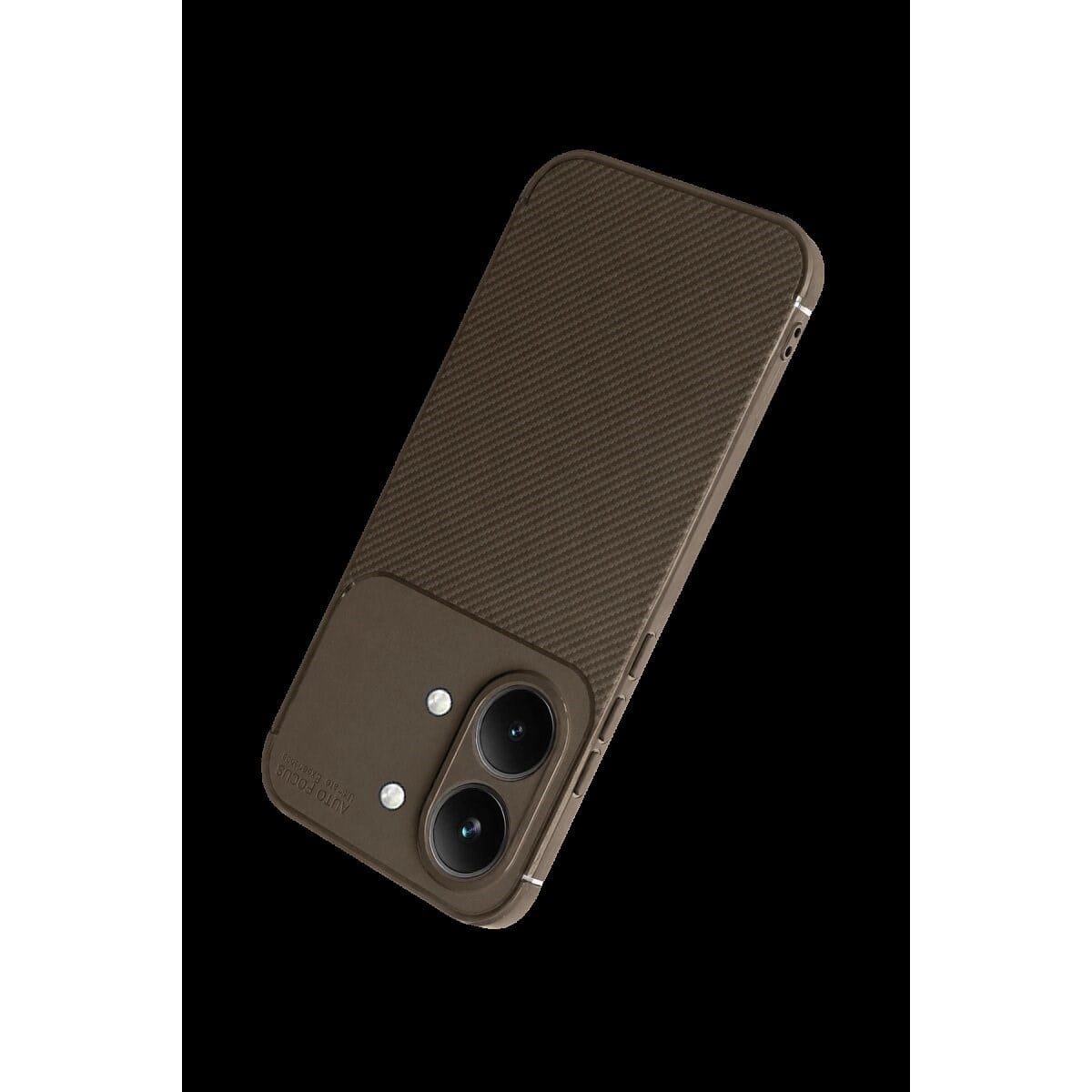 Xiaomi Poco X8 Pro Max Auto Focus Karbon Kapak - Kahverengi