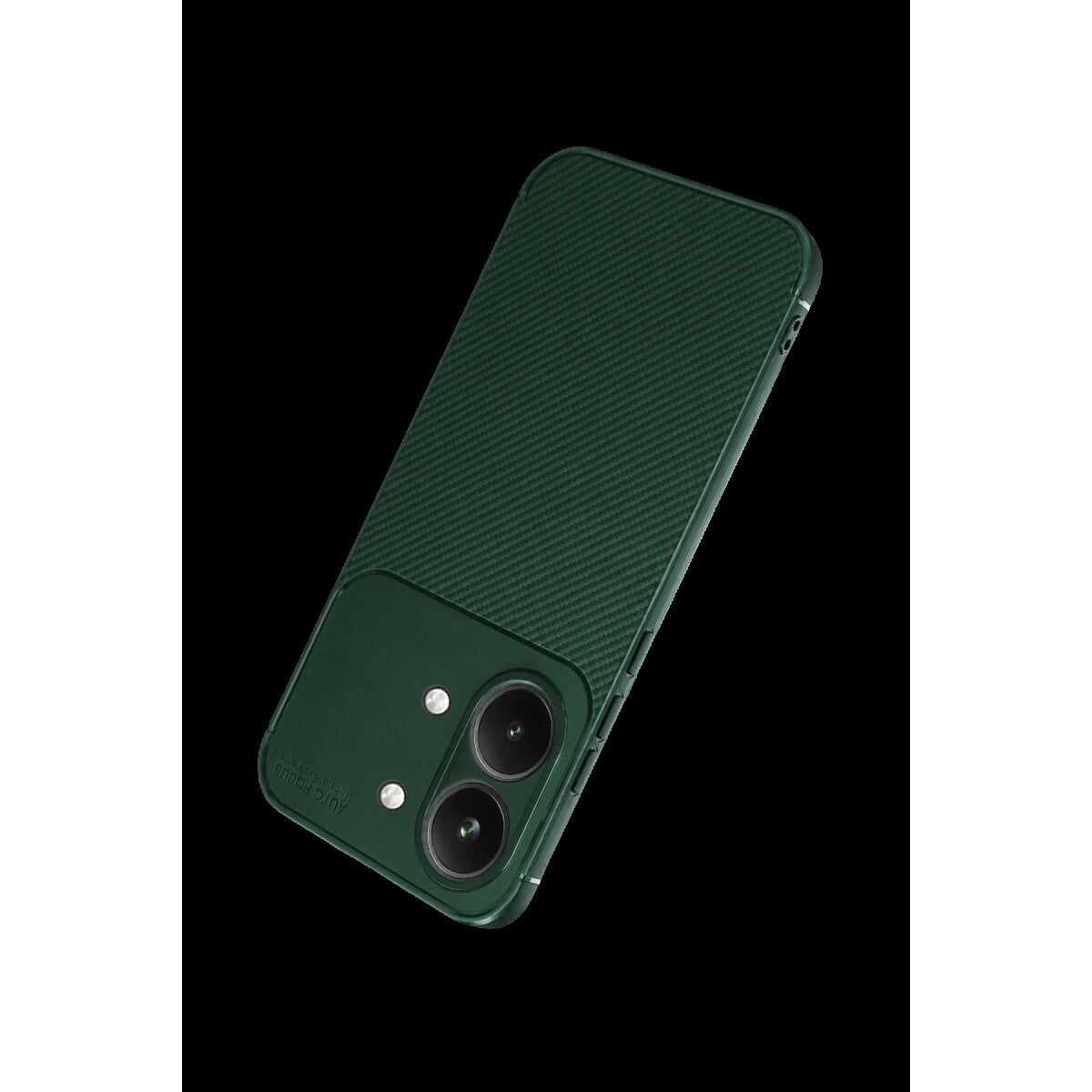 Xiaomi Poco X8 Pro Max Auto Focus Karbon Kapak - Koyu Yeşil
