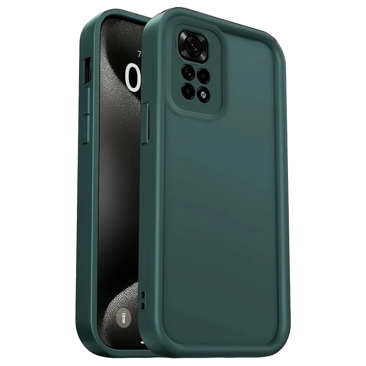 Xiaomi Redmi 10 2022 Kılıf Viera Silikon - Koyu Yeşil