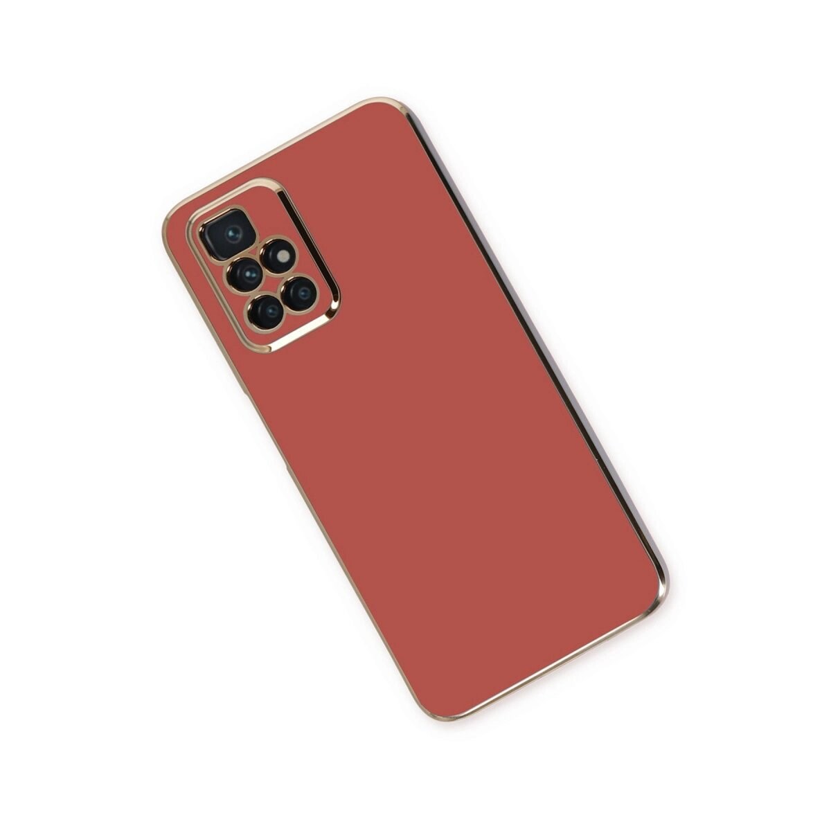 Xiaomi Redmi 10 2022 Kılıf Volet Silikon - Kırmızı